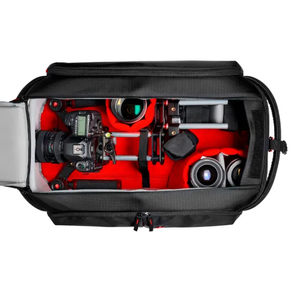 Geantă pentru aparat foto Manfrotto 195N Pro Light Camcorder Nailon/ Black photo 7 Geantă pentru aparat foto Manfrotto 195N Pro Light Camcorder Nailon/ Black photo 7