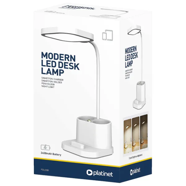 Lampă de masă Platinet PDL008 Pen Holder White photo 5
