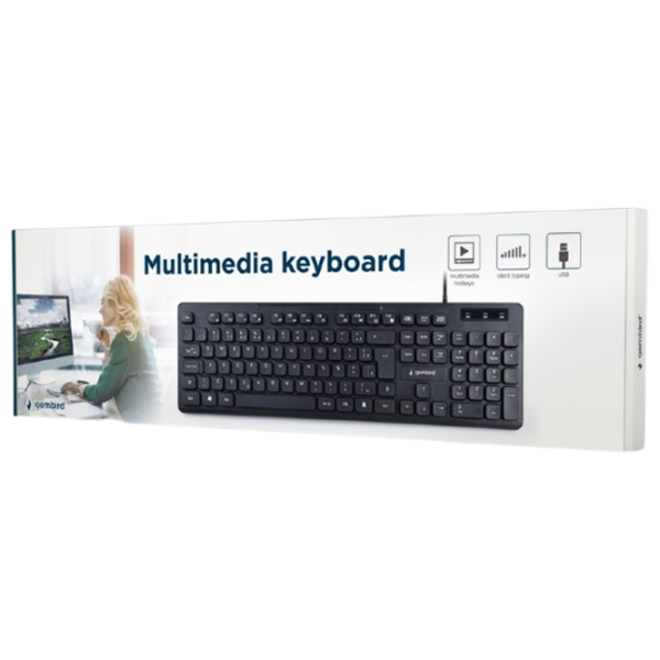 Tastatură Gembird KB-MCH-04 Cu fir/ Black photo 2