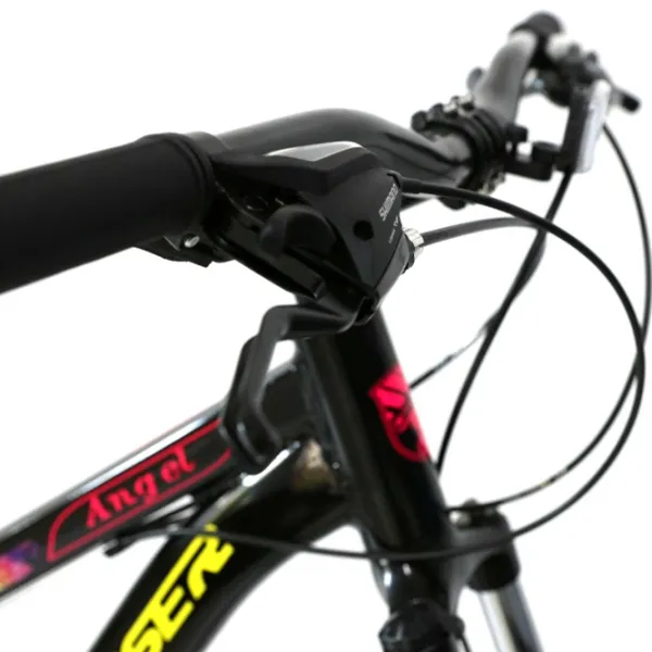Bicicletă Crosser Angel 24" 13" Aluminiu/ Black Pink photo 2