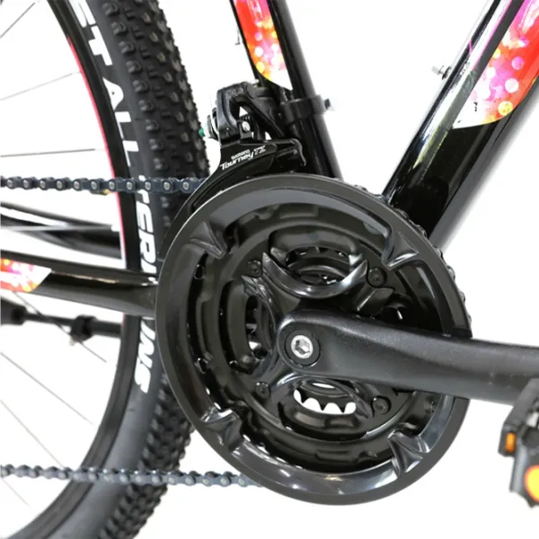 Bicicletă Crosser Angel 24" 13" Aluminiu/ Black Pink photo 3
