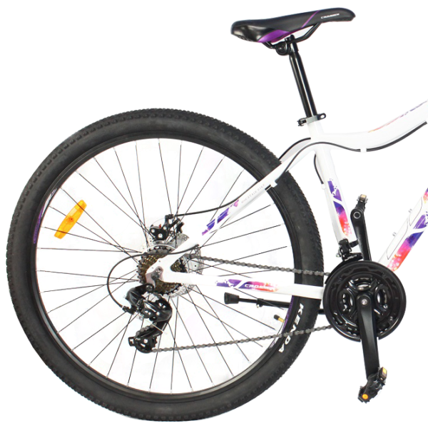 Велосипед Crosser Angel 26" 16.5" Алюминий/ Белый Розовый photo 2 Велосипед Crosser Angel 26" 16.5" Алюминий/ Белый Розовый photo 2