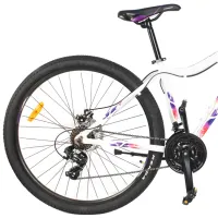 Велосипед Crosser Angel 26" 16.5" Алюминий/ Белый Розовый photo 2