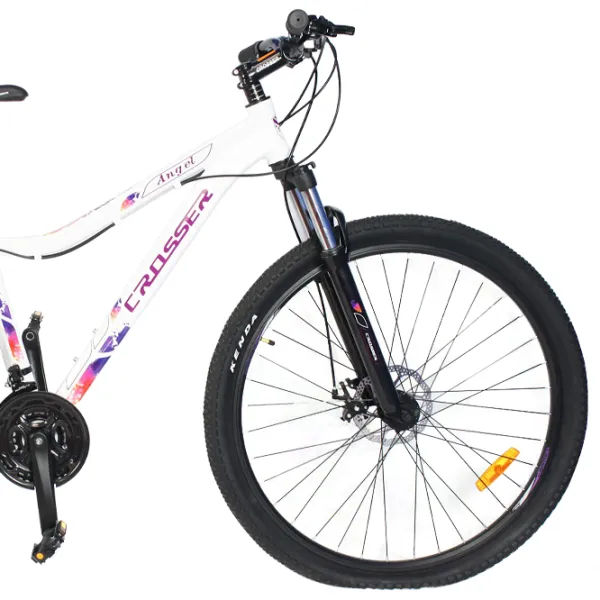 Велосипед Crosser Angel 26" 16.5" Алюминий/ Белый Розовый photo 3 Велосипед Crosser Angel 26" 16.5" Алюминий/ Белый Розовый photo 3