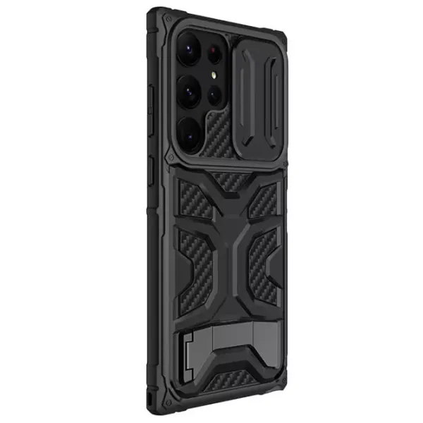 Husă pentru smartphone Samsung Galaxy S23 Ultra Nillkin/ Back/ TPU/ PC/ Carbon Black photo 2 Husă pentru smartphone Samsung Galaxy S23 Ultra Nillkin/ Back/ TPU/ PC/ Carbon Black photo 2