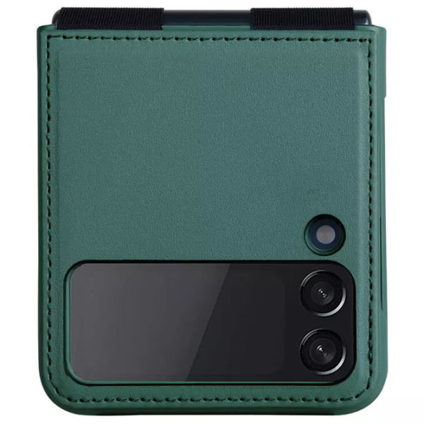 Husă pentru smartphone Samsung Galaxy Z Flip 4 5G Nillkin/ Back/ Piele/ Dark Green photo 2 Husă pentru smartphone Samsung Galaxy Z Flip 4 5G Nillkin/ Back/ Piele/ Dark Green photo 2