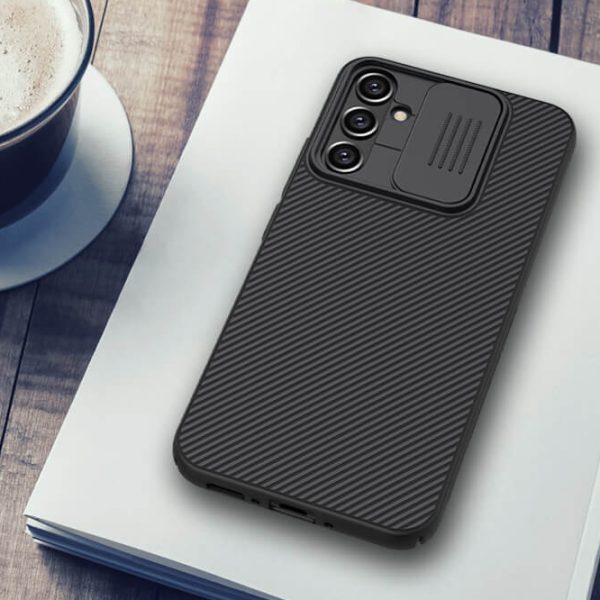 Husă pentru smartphone Samsung Galaxy A34 Nillkin/ Back/ PC/ Carbon Black photo 6