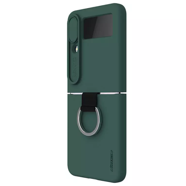 Husă pentru smartphone Samsung Galaxy Z Flip 4 5G Nillkin/ Back/ TPU/ Forest Green photo 3