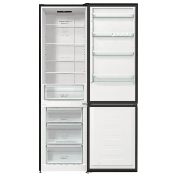 Frigider Gorenje NRK 6202 EBXL4 cu congelator jos 331 l / 200 cm / Black photo 4