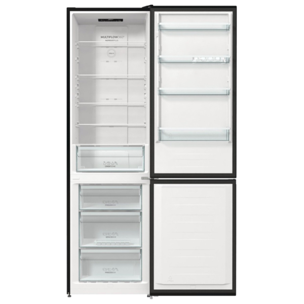 Frigider Gorenje NRK 6202 EBXL4 cu congelator jos 331 l / 200 cm / Black photo 4