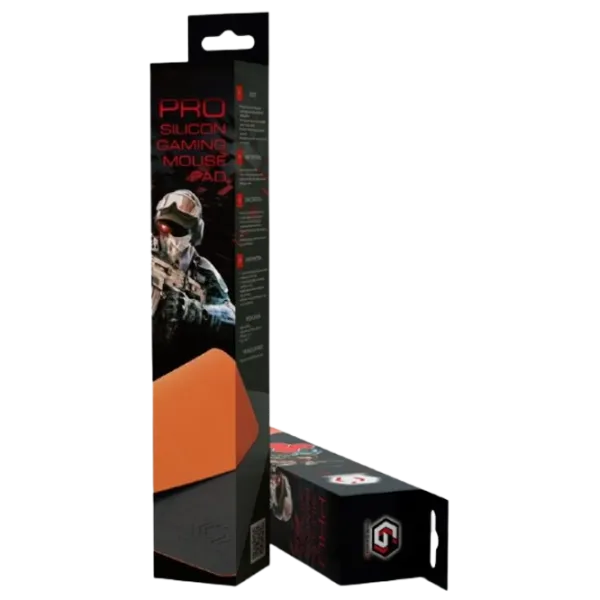 Covoraș pentru mouse Gembird MP-S-GAMEPRO-M Orange Black photo 5