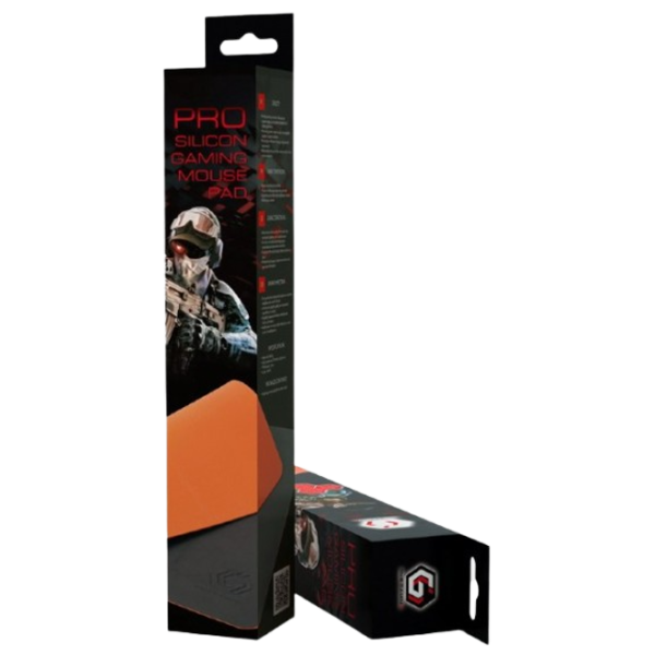 Covoraș pentru mouse Gembird MP-S-GAMEPRO-M Orange Black photo 5