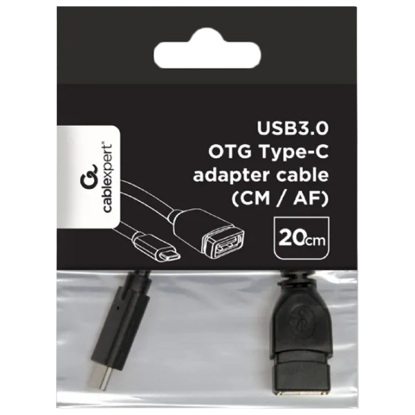 Adapter Cablexpert A-OTG-CMAF3-01 Black photo 2