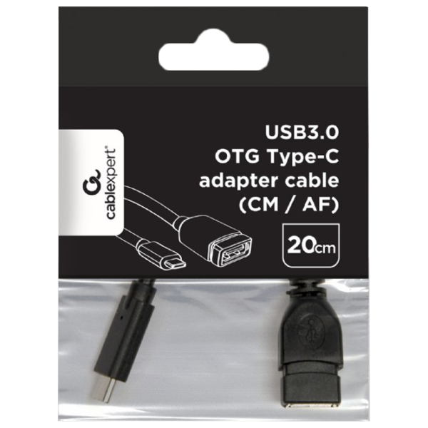Adapter Cablexpert A-OTG-CMAF3-01 Black photo 2