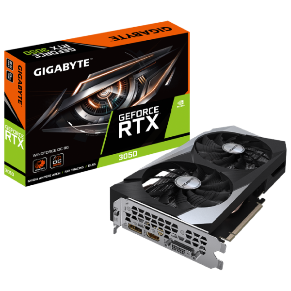 Placă video Gigabyte GeForce RTX 3050 WINDFORCE OC PCI Express x16 4.0 / 8 GB photo 7 Placă video Gigabyte GeForce RTX 3050 WINDFORCE OC PCI Express x16 4.0 / 8 GB photo 7