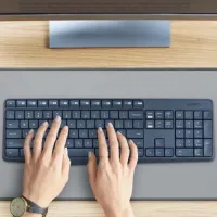 Клавиатура и Мышь Logitech MK235 Беспроводные/ Черный photo 6