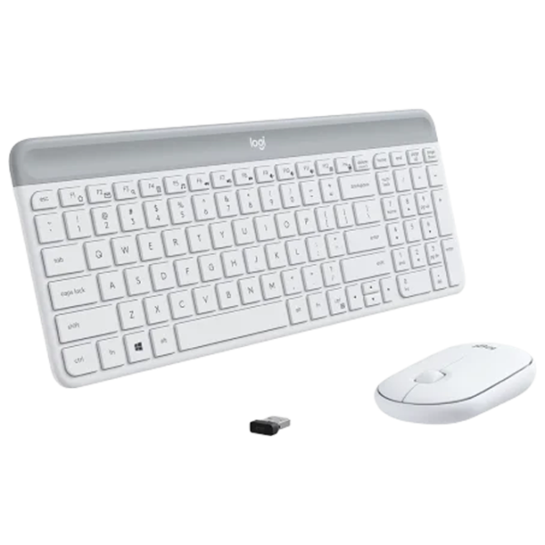 Tastatura & Mouse Logitech MK470 Wireless Fără fir/ White photo 3