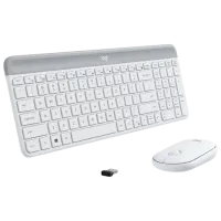 Клавиатура и Мышь Logitech MK470 Wireless Беспроводные/ Белый photo 3