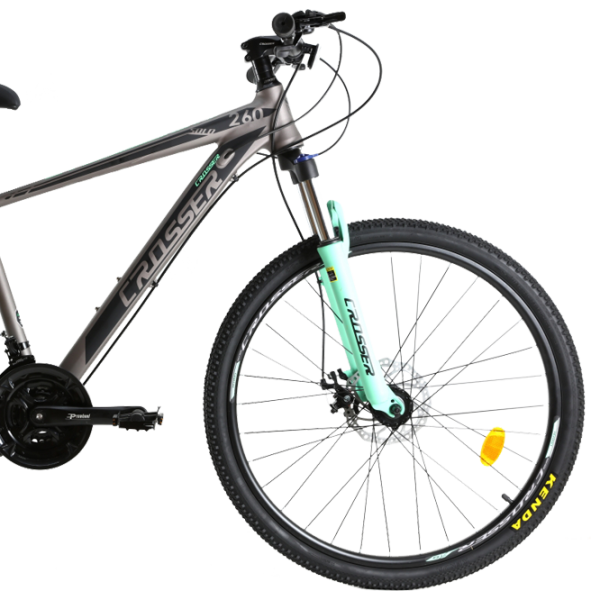 Bicicletă Crosser SOLO 29" 19" Aluminiu/ Gray Green photo 3
