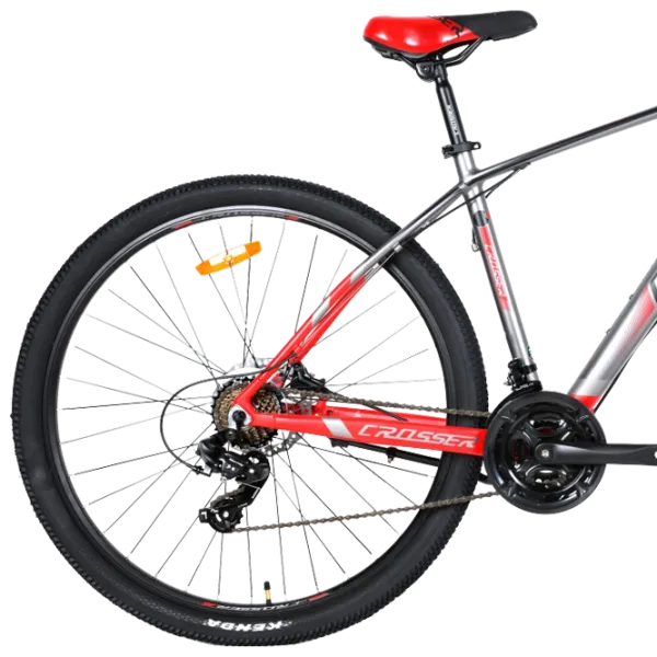 Bicicletă Crosser X880 29" 19" Aluminiu/ Red Gray photo 2 Bicicletă Crosser X880 29" 19" Aluminiu/ Red Gray photo 2