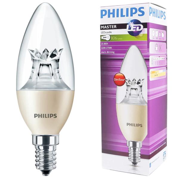 Лампочка светодиодная Philips Candle 929001211702 E14/ 8 Вт/ 2700 K/ 806лм/ White photo 3