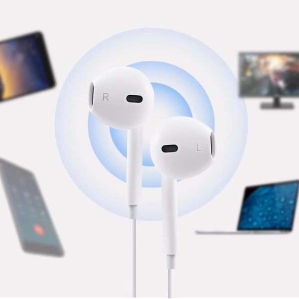 Наушники Hoco M1 Белый Проводная/ Персональный photo 3 Наушники Hoco M1 Белый Проводная/ Персональный photo 3