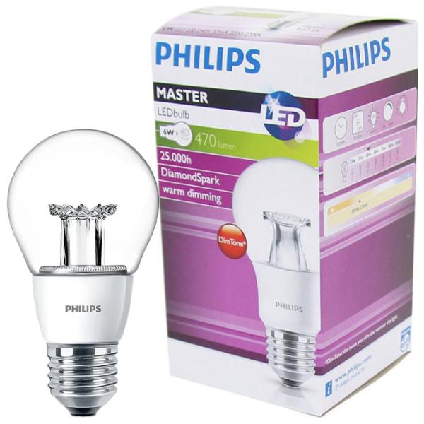 Лампочка светодиодная Philips MASTER 57777600 E27/ 6 Вт/ 2700 K/ 470лм/ White photo 3