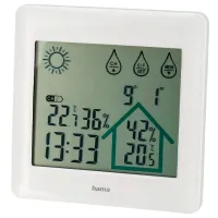 Stație meteorologică Hama Action White photo 2