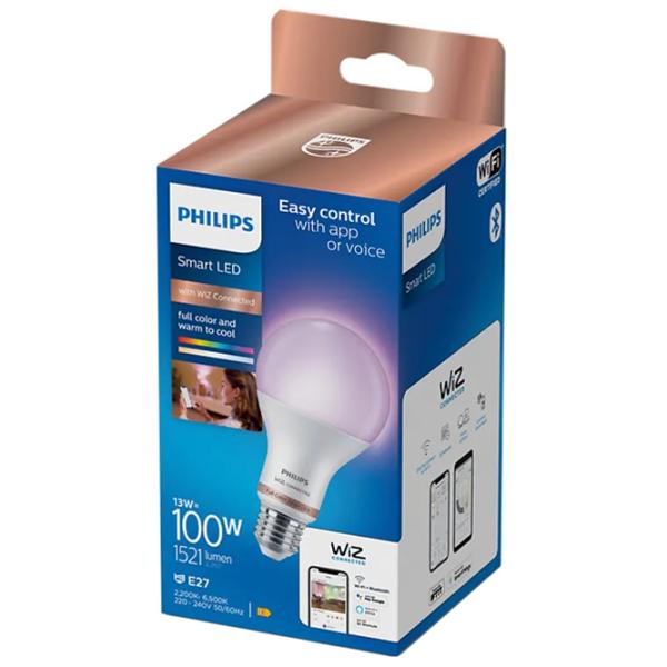Bec inteligent LED Philips A60 929002449721 E27/ 13 W/ 6500 K/ 1521lm/ RGB photo 2