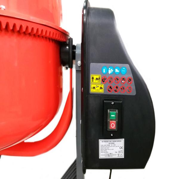 Бетономешалка ALMAZ HCM550 160 л 1000 Вт/ Оранжевый photo 4
