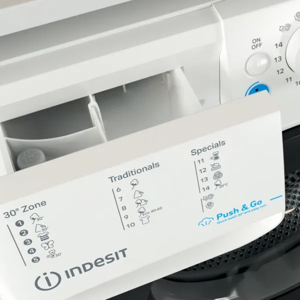 Стиральная машина Indesit BWSE 71295 X WBV EU 7 кг / 1200 об/мин / Белый photo 6 Стиральная машина Indesit BWSE 71295 X WBV EU 7 кг / 1200 об/мин / Белый photo 6