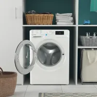 Mașină de spălat Indesit BWSE 71295 X WBV EU 7 kg / 1200 rpm / White photo 9