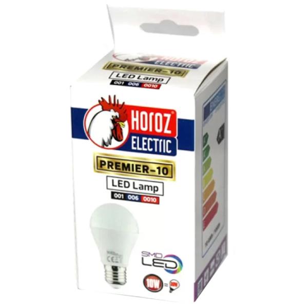 Лампочка светодиодная Horoz PREMIER-10 001006001003 E27/ 10 Вт/ 4200 К/ 1000лм/ White photo 2