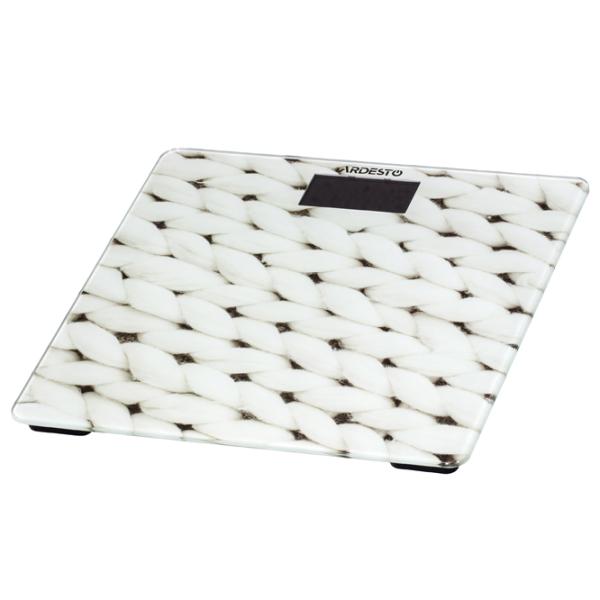 Cântar de podea Ardesto SCB-965KNIT 150 kg/ White photo 2