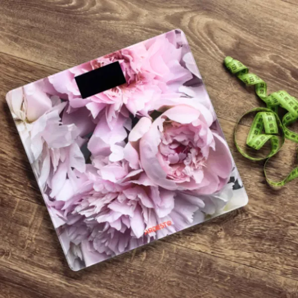 Cântar de podea Ardesto Peonies 150 kg/ Multicolor photo 6