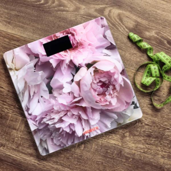 Cântar de podea Ardesto Peonies 150 kg/ Multicolor photo 6
