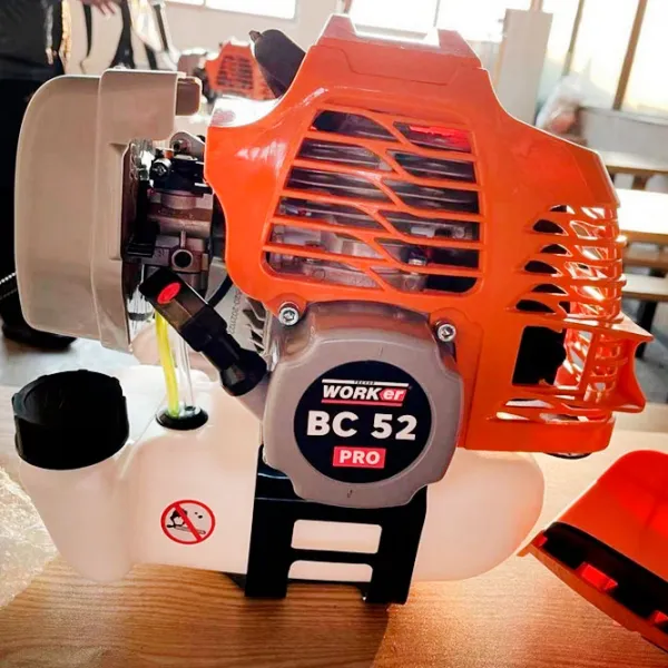 Motocoasă Technoworker BC 52 PRO pe benzină/ Orange photo 7
