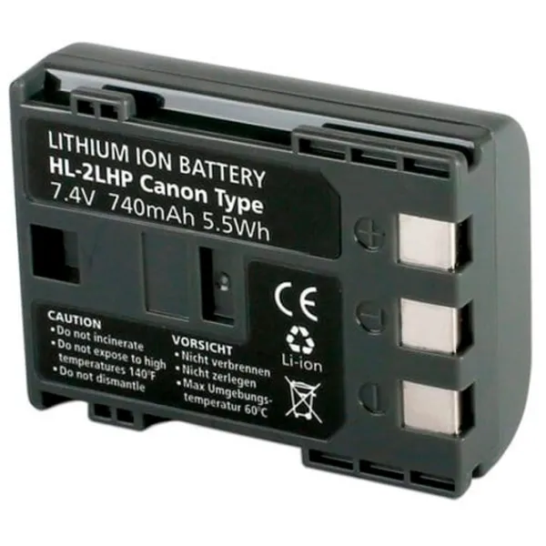 Аккумулятор для фотоаппарата Hahnel HL-2LHP (Canon NB-2L) Li-Ion/ 740 мАч photo 2