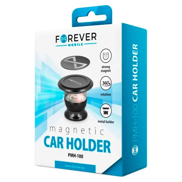 Suport auto Forever PMH-100 Magnetic Black photo 3