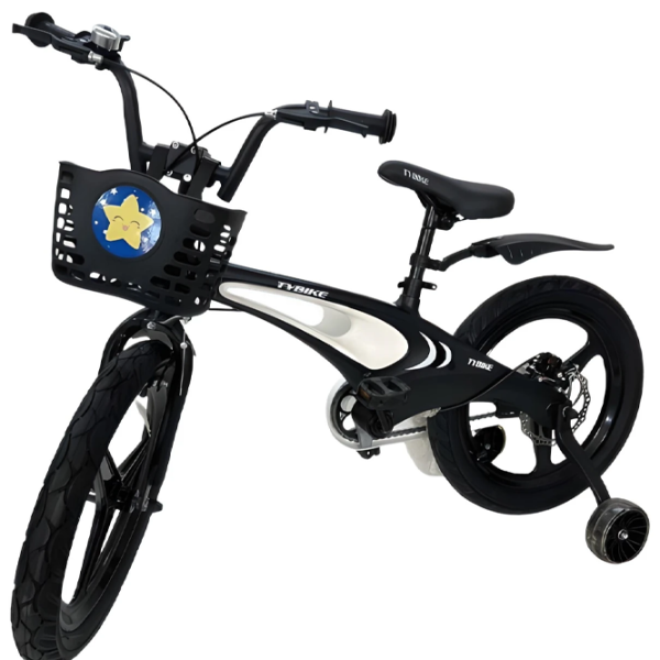 Bicicletă TyBike BK-1 14" 14" Aluminiu/ Black White photo 3 Bicicletă TyBike BK-1 14" 14" Aluminiu/ Black White photo 3