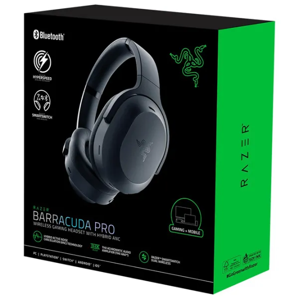 Căști Razer Barracuda PRO Black Fără fir photo 7