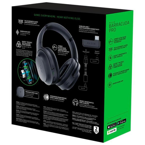 Căști Razer Barracuda PRO Black Fără fir photo 8