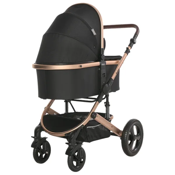 Детская коляска Lorelli Boston 2 in 1 10021832305/ Черный photo 2