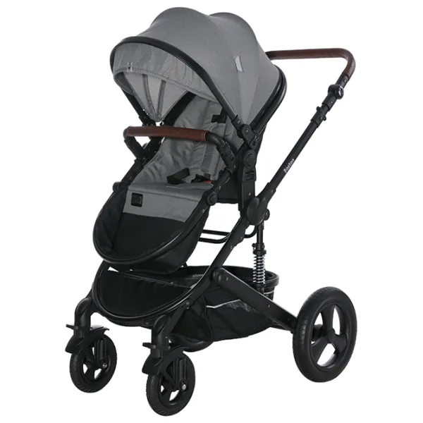 Cărucior pentru copil Lorelli Boston 2 in 1 10021832380/ Gray photo 4