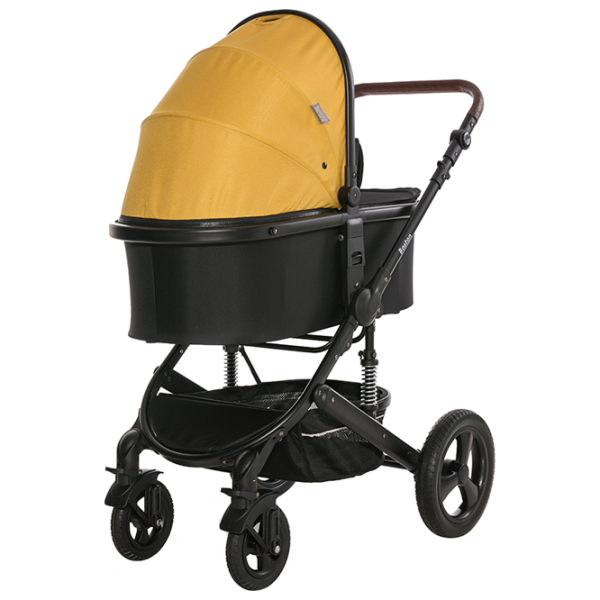 Cărucior pentru copil Lorelli Boston 2 in 1 10021832338/ Yellow photo 2