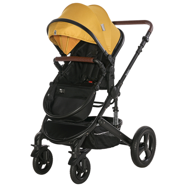 Cărucior pentru copil Lorelli Boston 2 in 1 10021832338/ Yellow photo 4