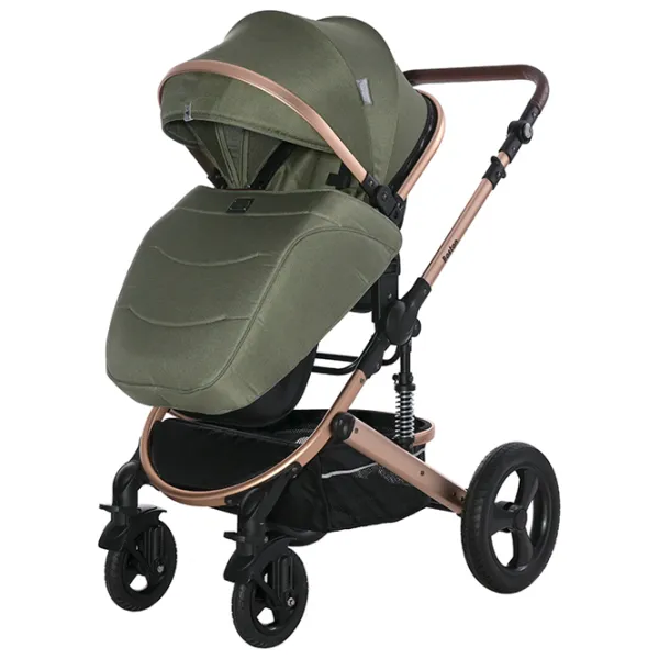 Детская коляска Lorelli Boston 2 in 1 10021832383/ Зелёный photo 3