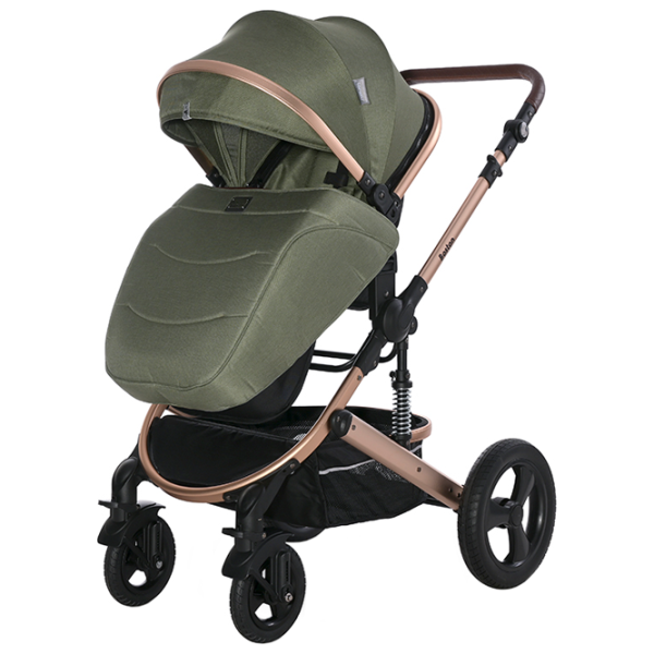 Детская коляска Lorelli Boston 2 in 1 10021832383/ Зелёный photo 3