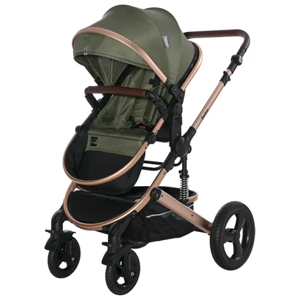 Детская коляска Lorelli Boston 2 in 1 10021832383/ Зелёный photo 4