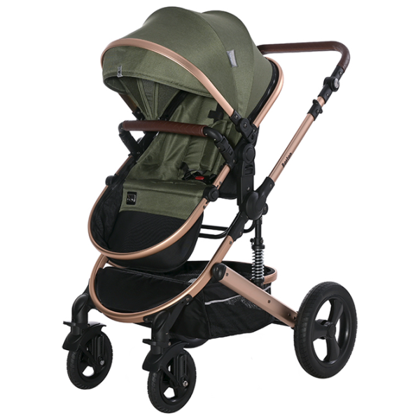 Детская коляска Lorelli Boston 2 in 1 10021832383/ Зелёный photo 4